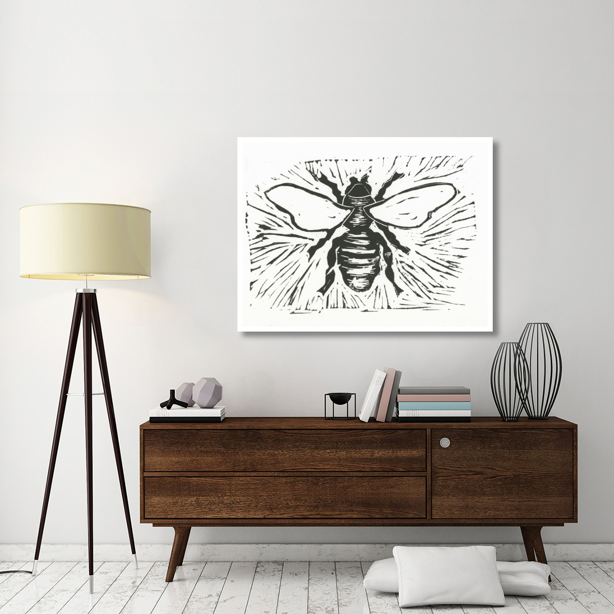 Bee Element -Paper Art-50&quotx38"