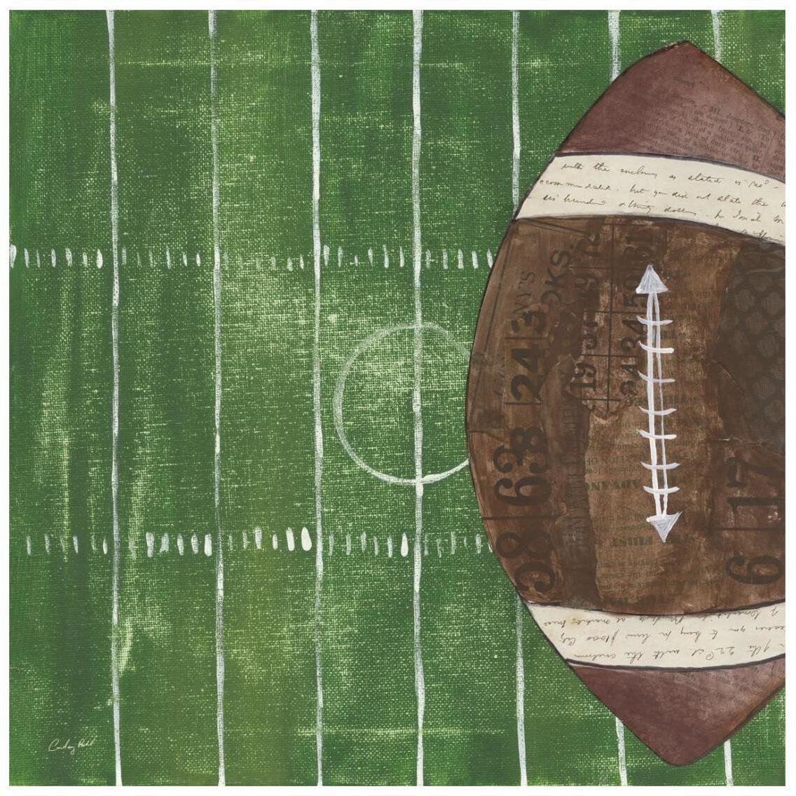 On the Field I -Paper Art-26&quotx26"