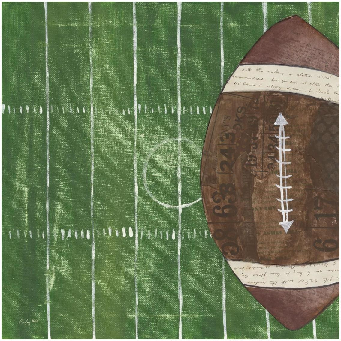 On the Field I -Paper Art-32&quotx32"