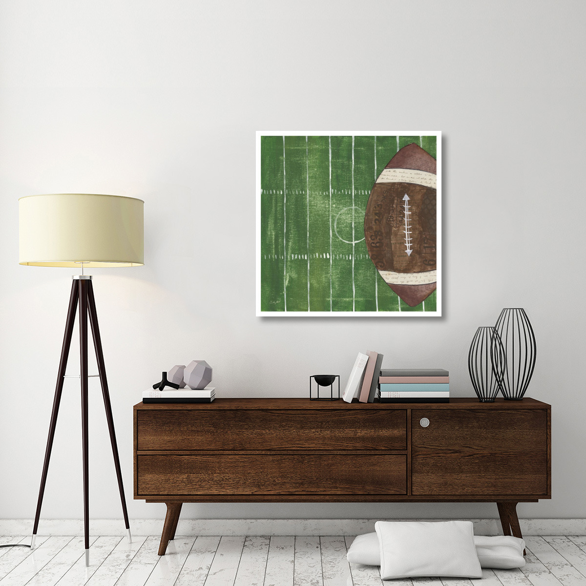 On the Field I -Paper Art-38&quotx38"