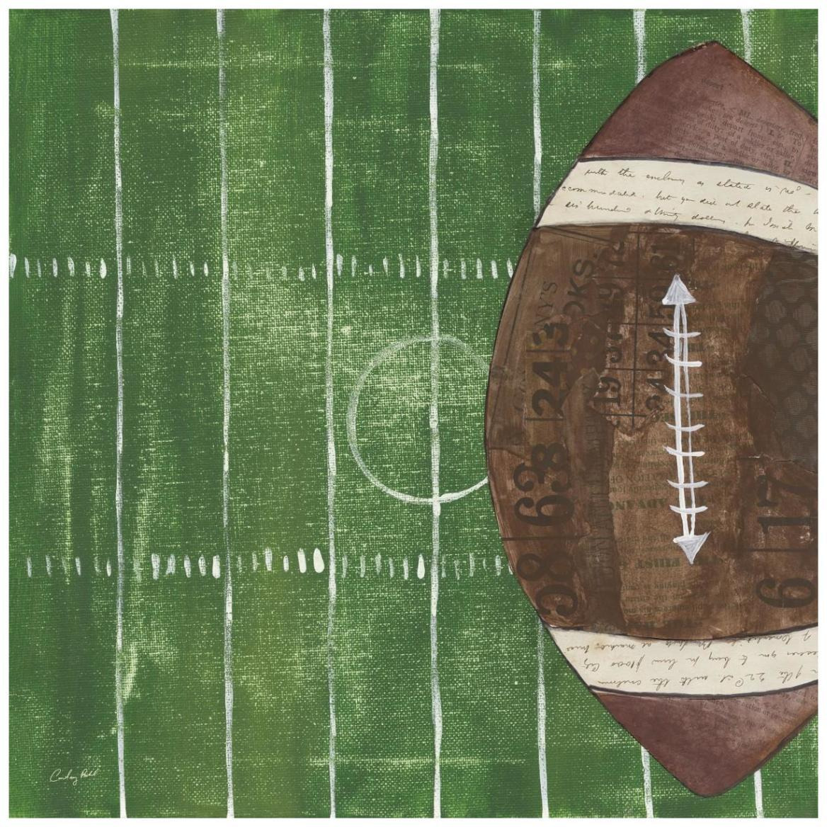 On the Field I -Paper Art-42&quotx42"