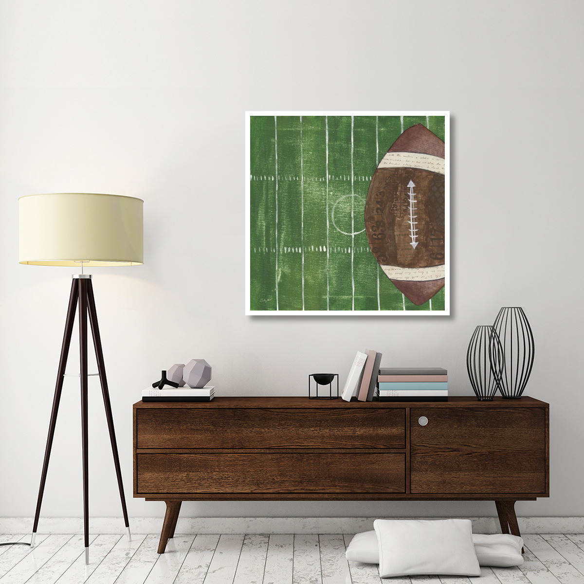 On the Field I -Paper Art-42&quotx42"