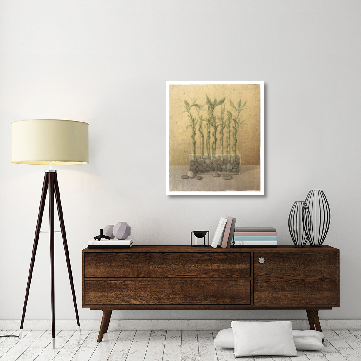 Lucky Bamboo -Paper Art-32.6&quotx38"