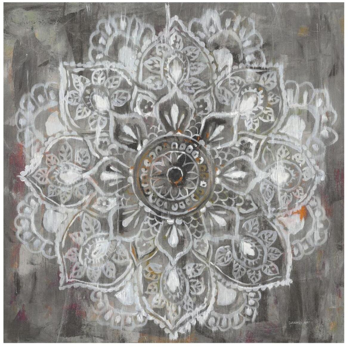 Mandala in Neutral II -Paper Art-42&quotx42"