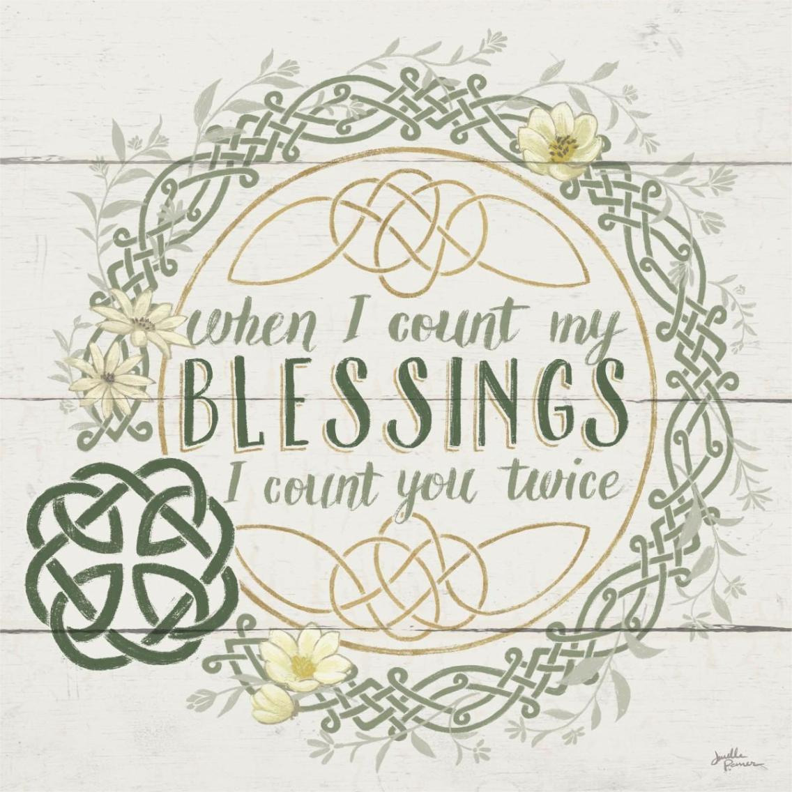 Irish Blessing II -Paper Art-38&quotx38"