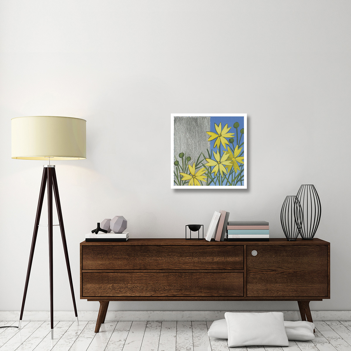 Coreopsis I -Paper Art-26&quotx26"