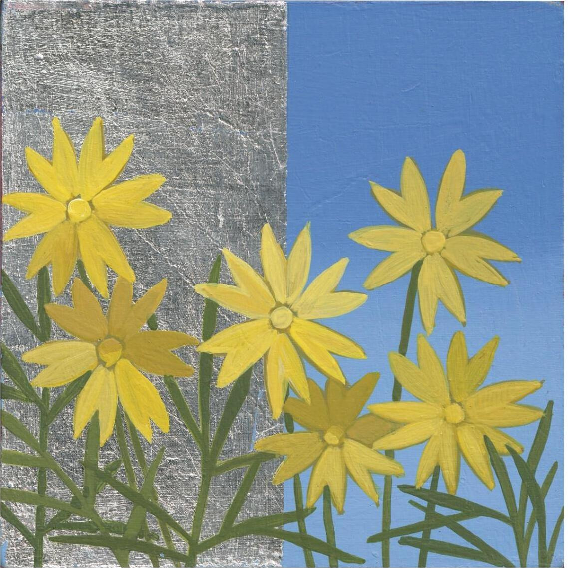 Coreopsis II -Paper Art-38&quotx38"