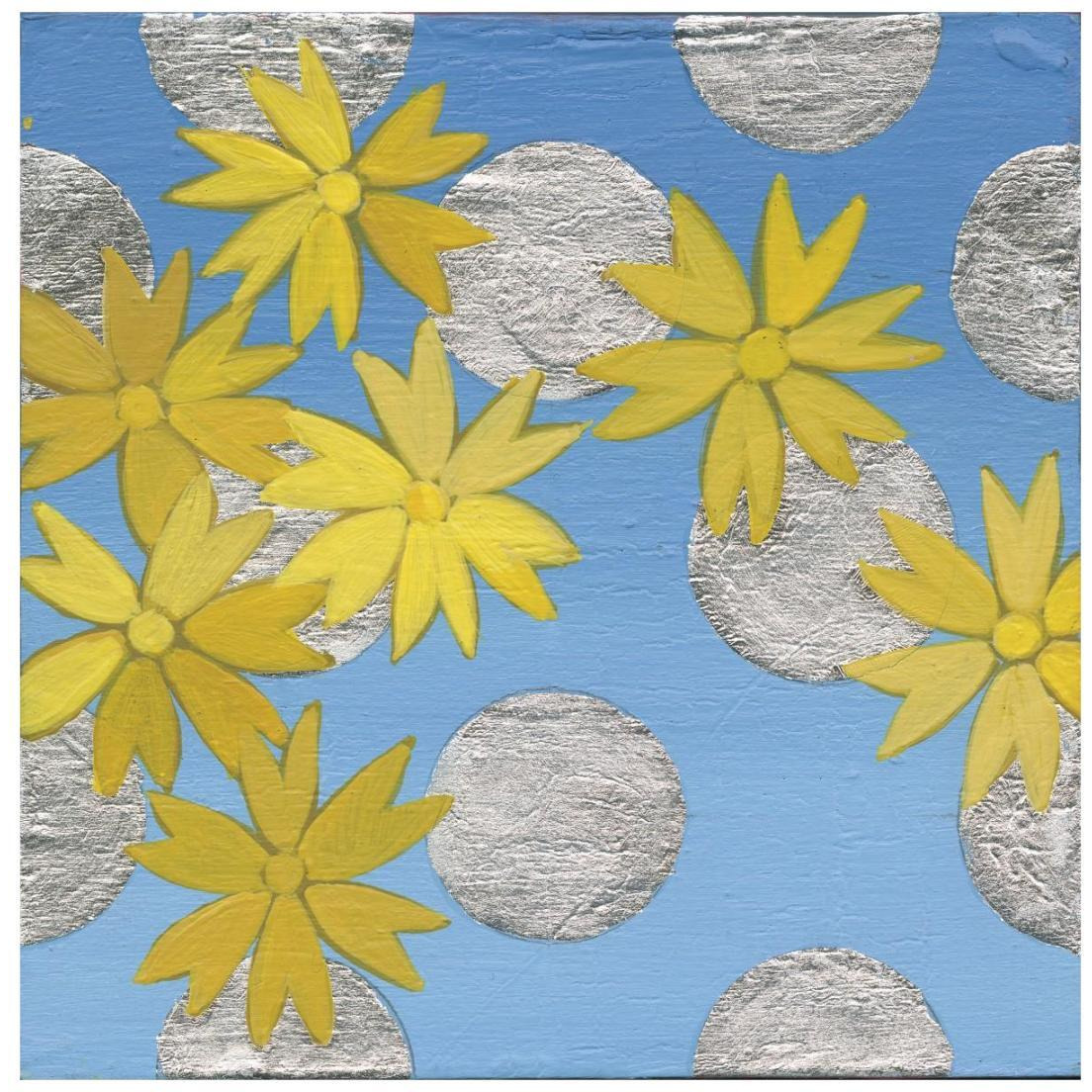 Coreopsis III -Paper Art-20&quotx20"