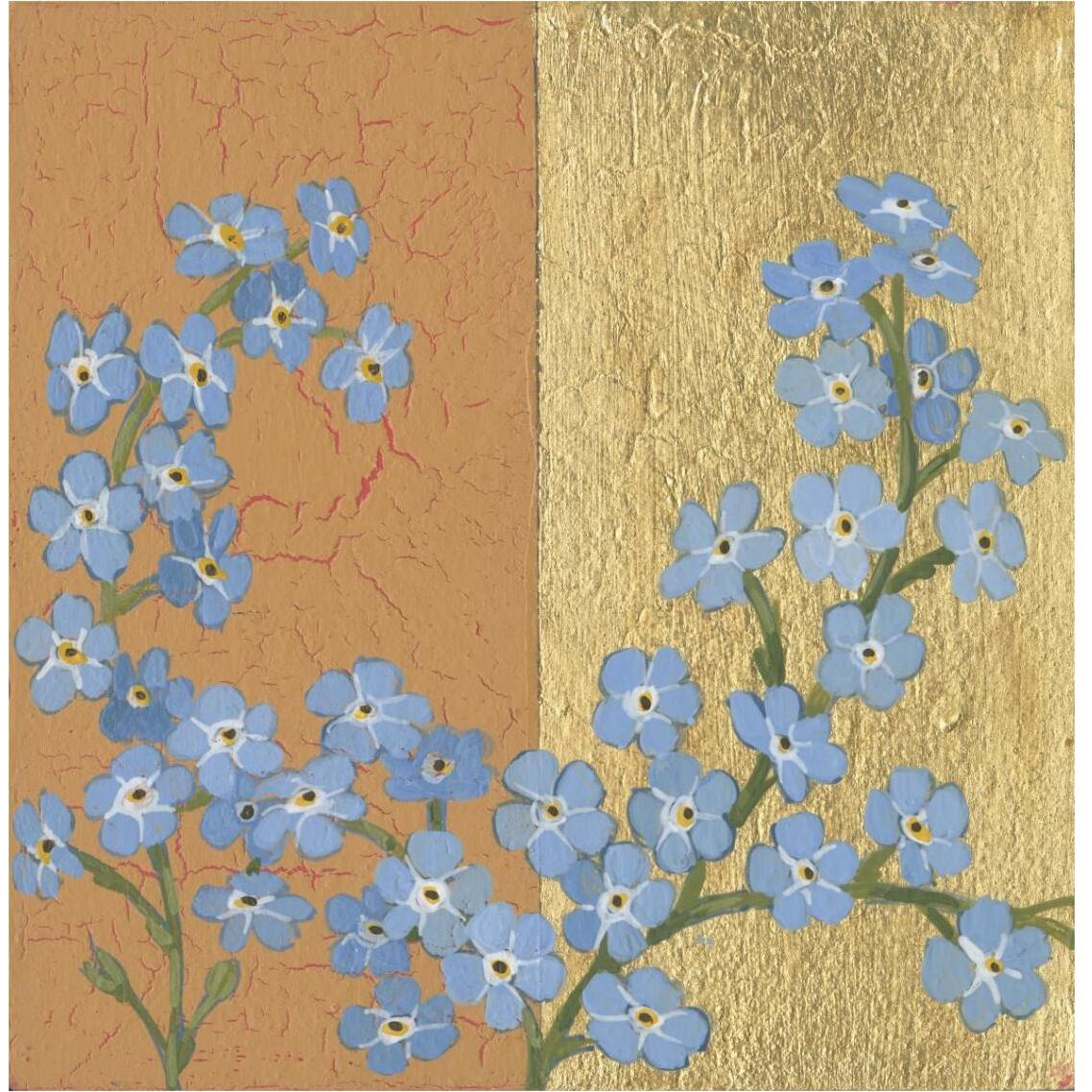 Forget Me Not -Paper Art-38&quotx38"