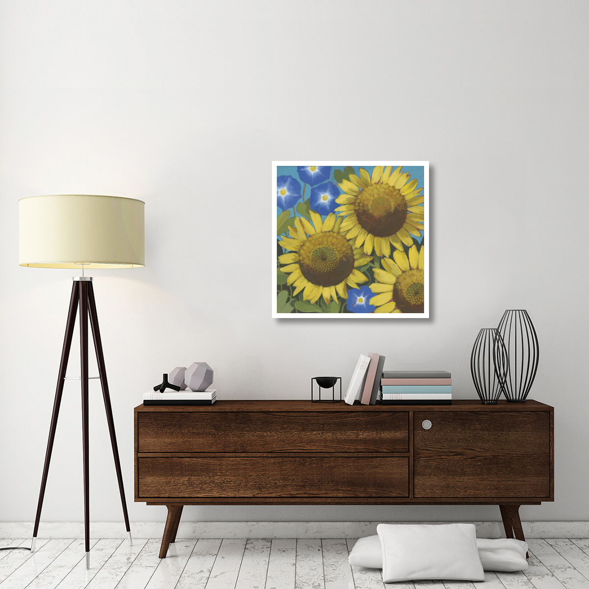 Sunflower Time -Paper Art-32&quotx32"