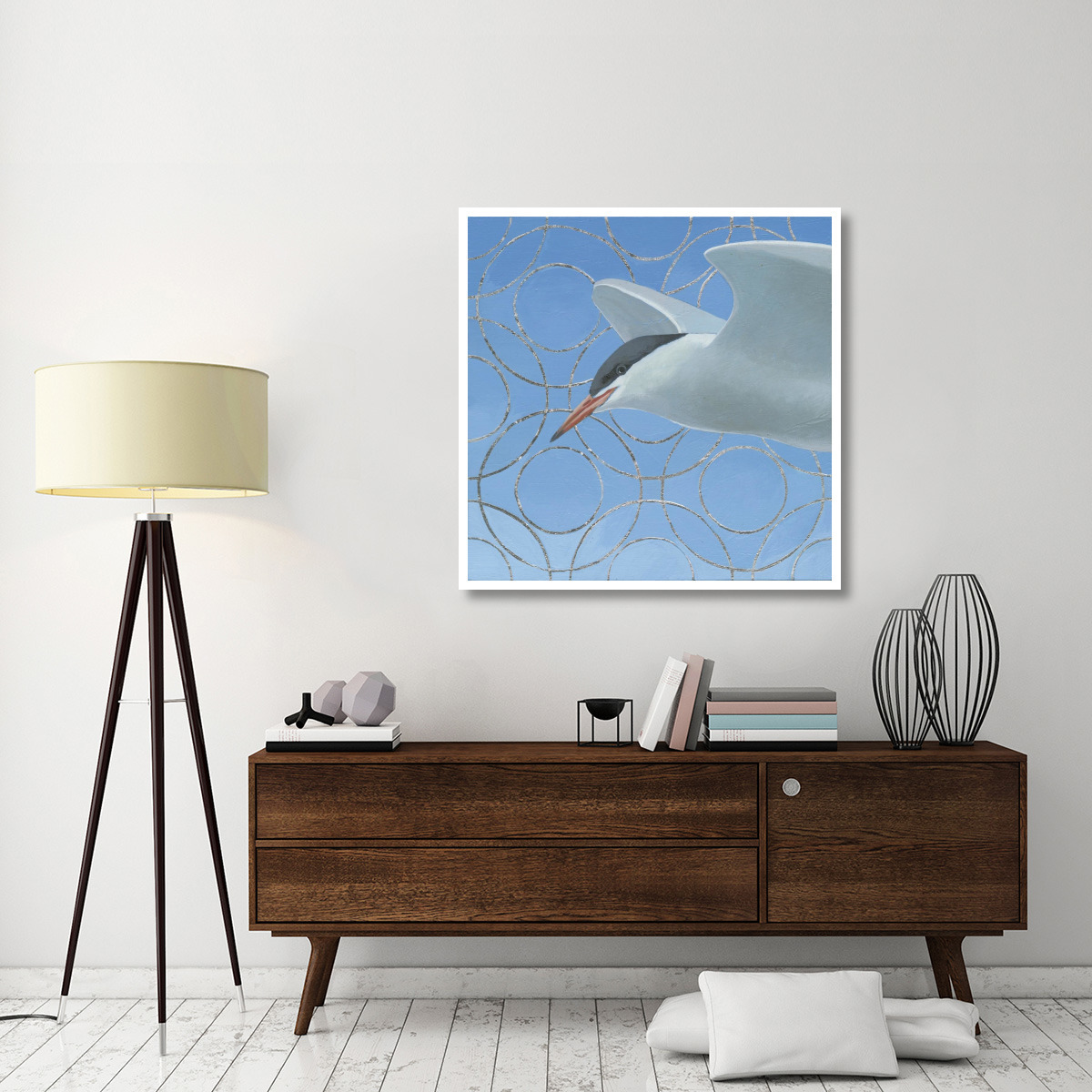 Common Tern -Paper Art-42&quotx42"