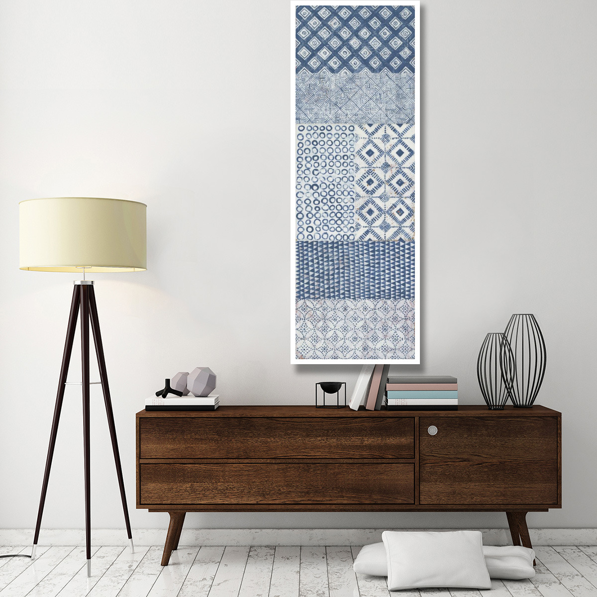 Maki Tile Panel II -Paper Art-26&quotx74"