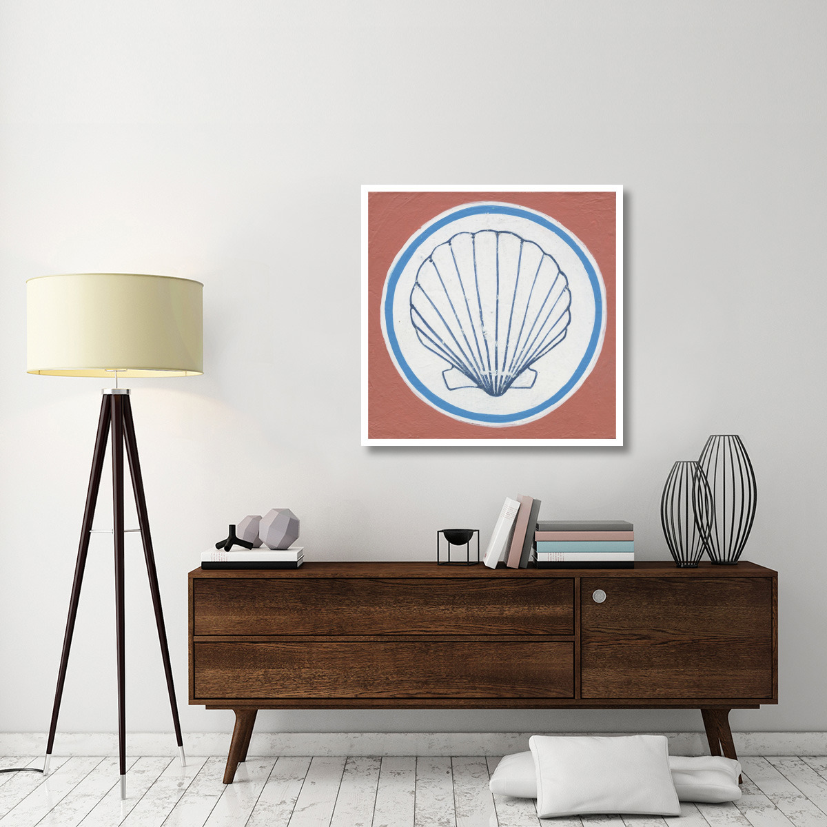 Summer Shells II -Paper Art-38&quotx38"