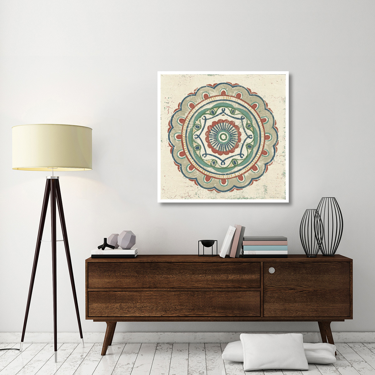 Lakai Circle III Neutral -Paper Art-42&quotx42"