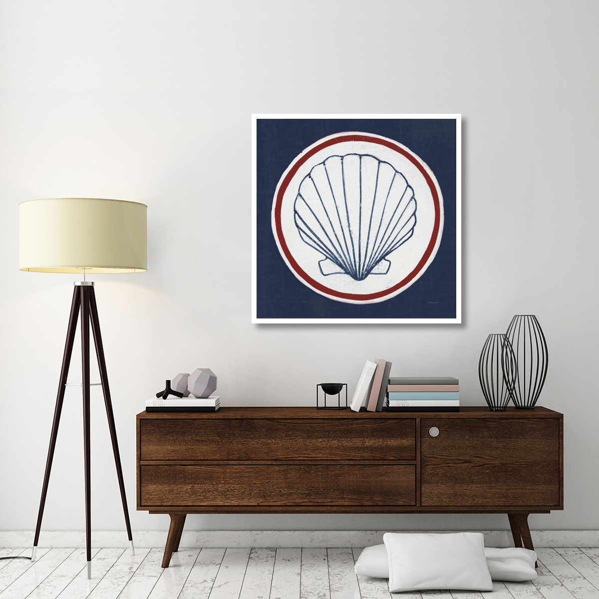 Summer Shells II Nautical -Paper Art-42&quotx42"