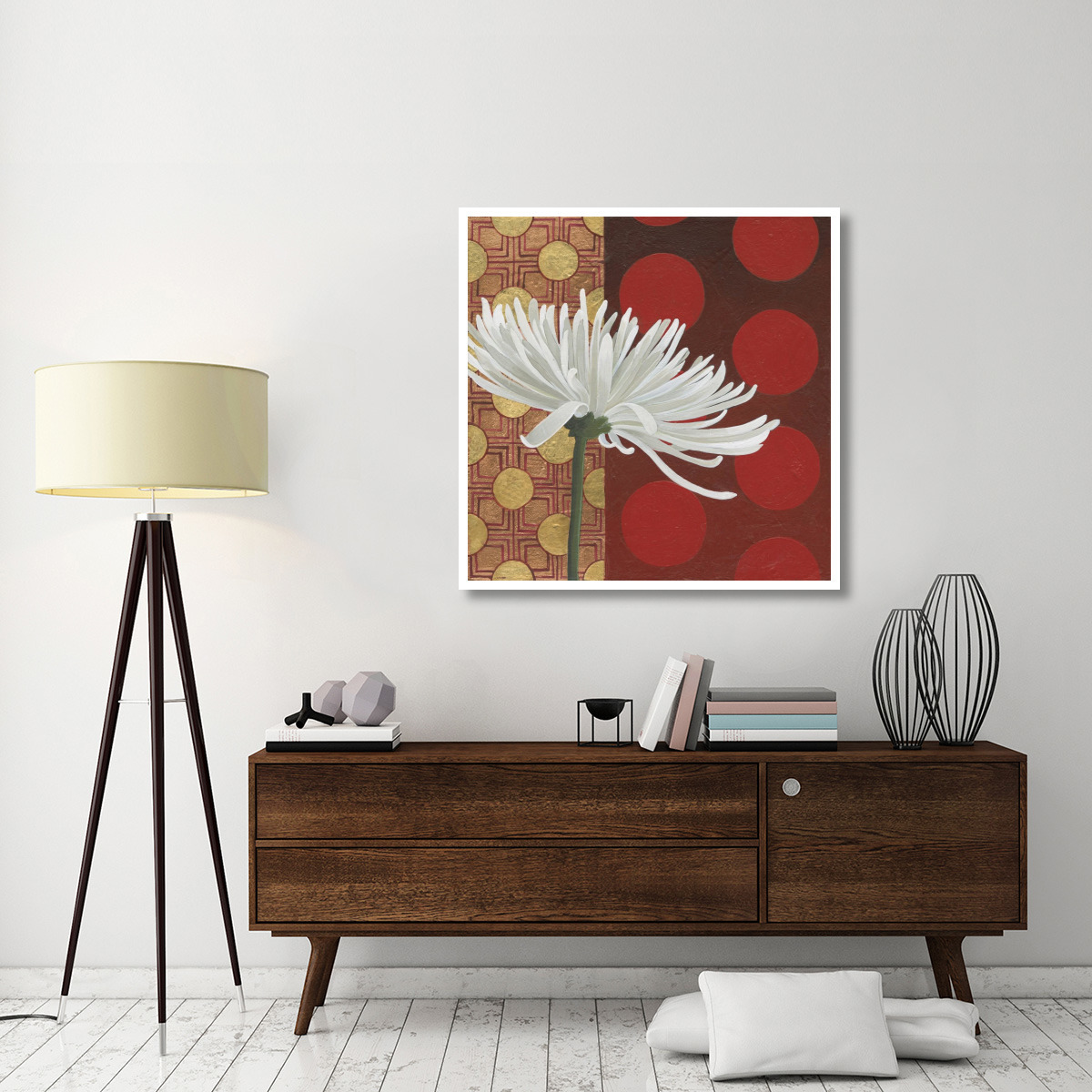 Morning Chrysanthemum I -Paper Art-42&quotx42"