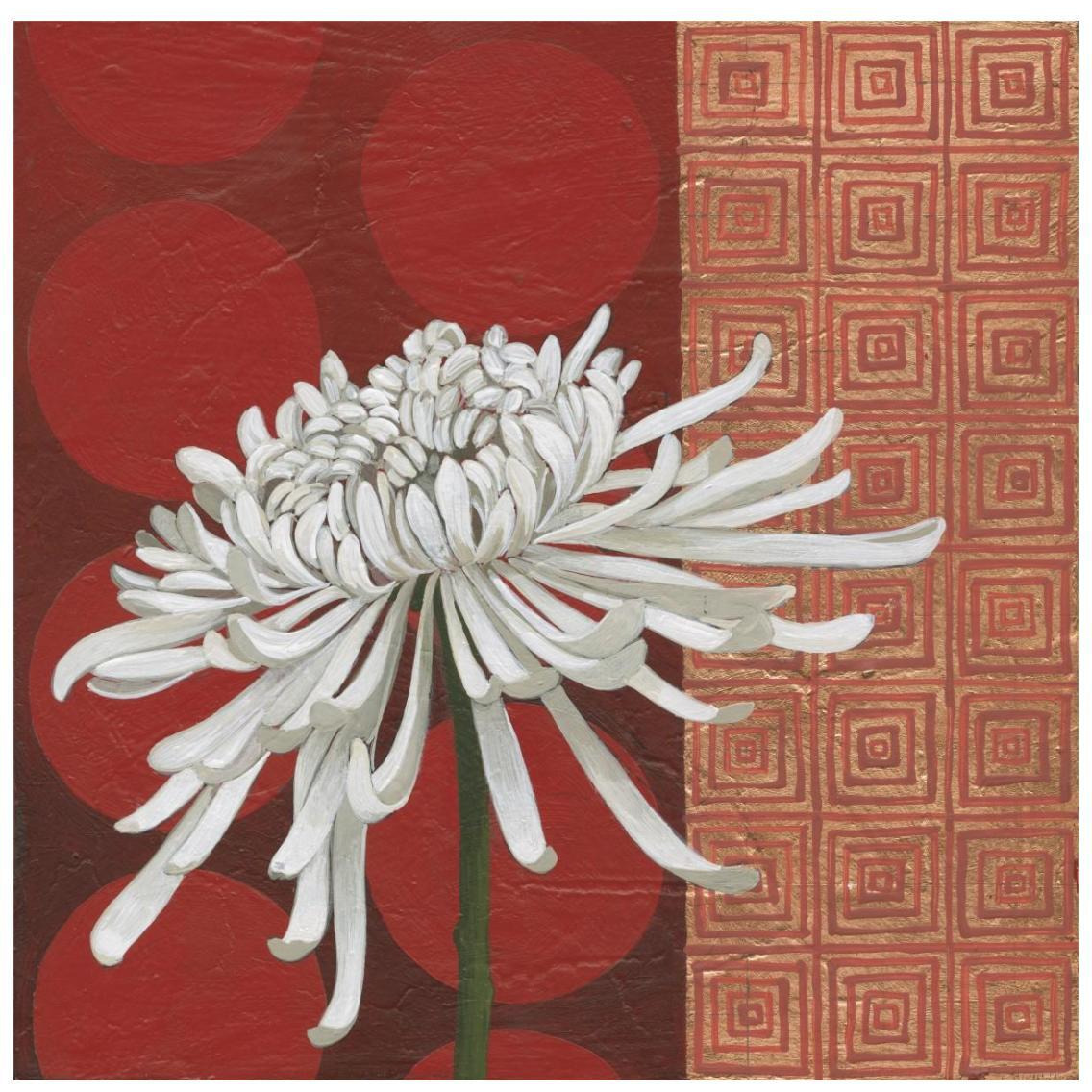 Morning Chrysanthemum II -Paper Art-26&quotx26"