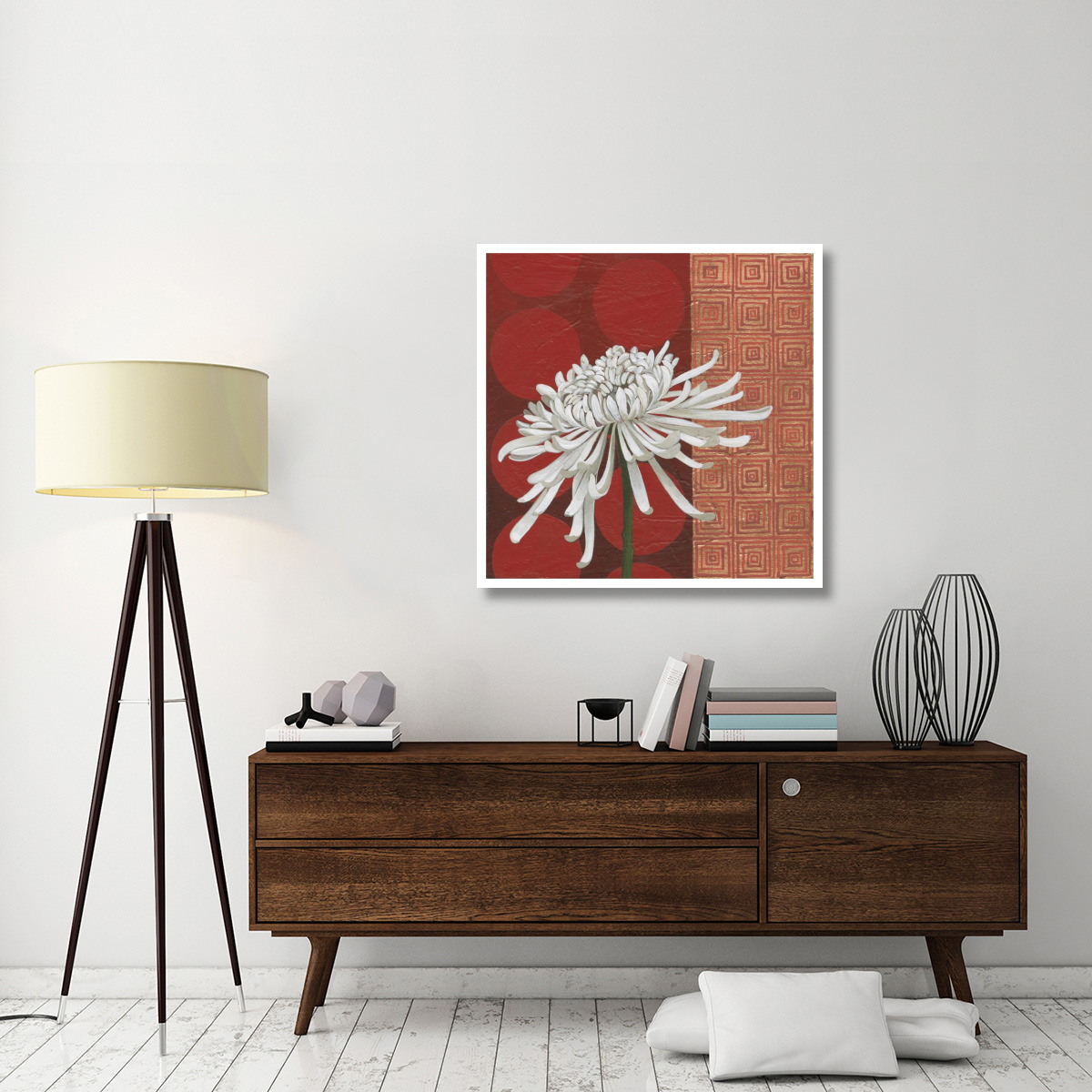 Morning Chrysanthemum II -Paper Art-38&quotx38"