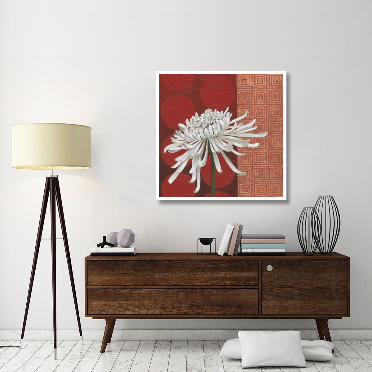 Morning Chrysanthemum II -Paper Art-42&quotx42"