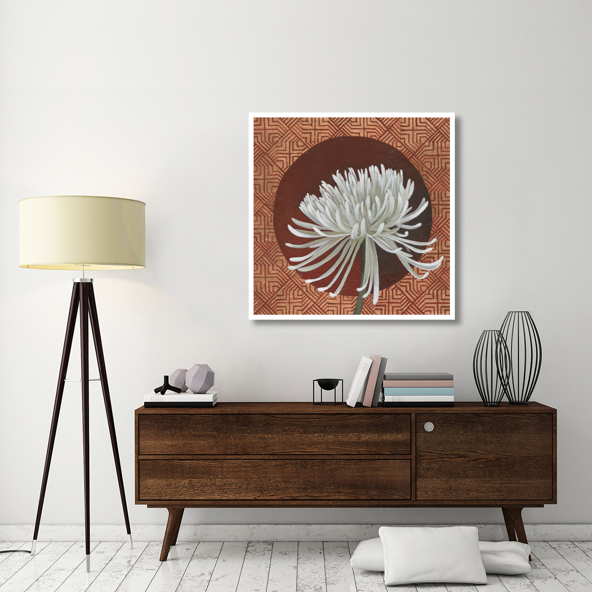 Morning Chrysanthemum III -Paper Art-42&quotx42"