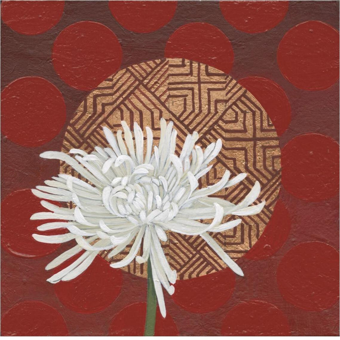 Morning Chrysanthemum IV -Paper Art-38&quotx38"