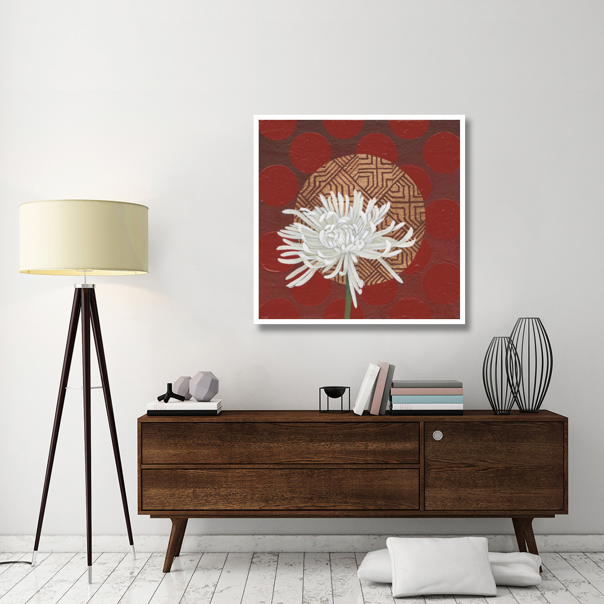 Morning Chrysanthemum IV -Paper Art-42&quotx42"