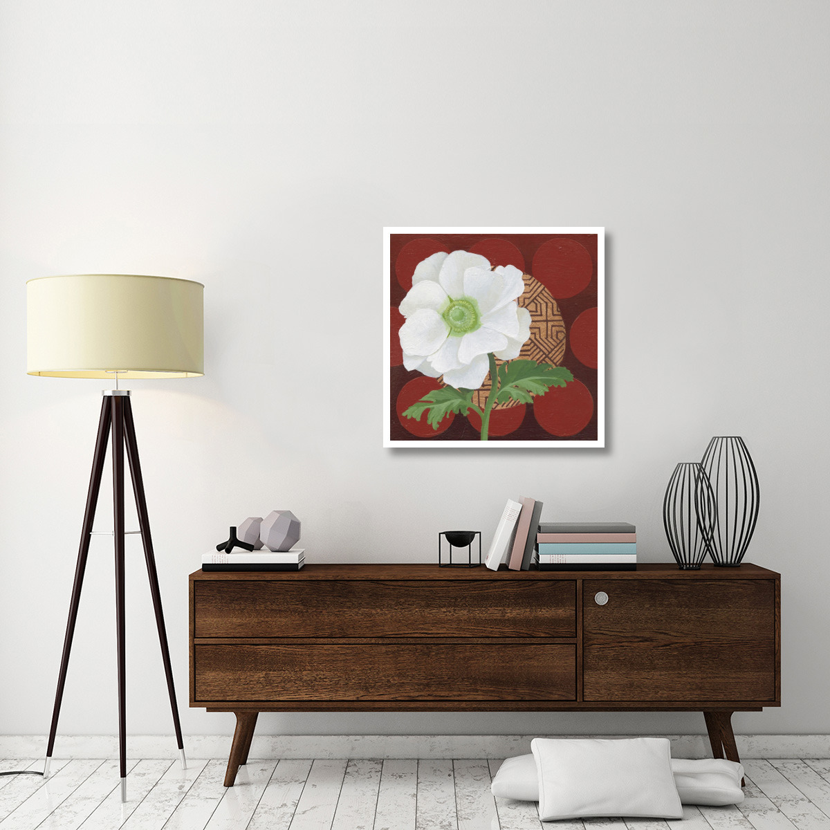 Morning Anemone -Paper Art-32&quotx32"