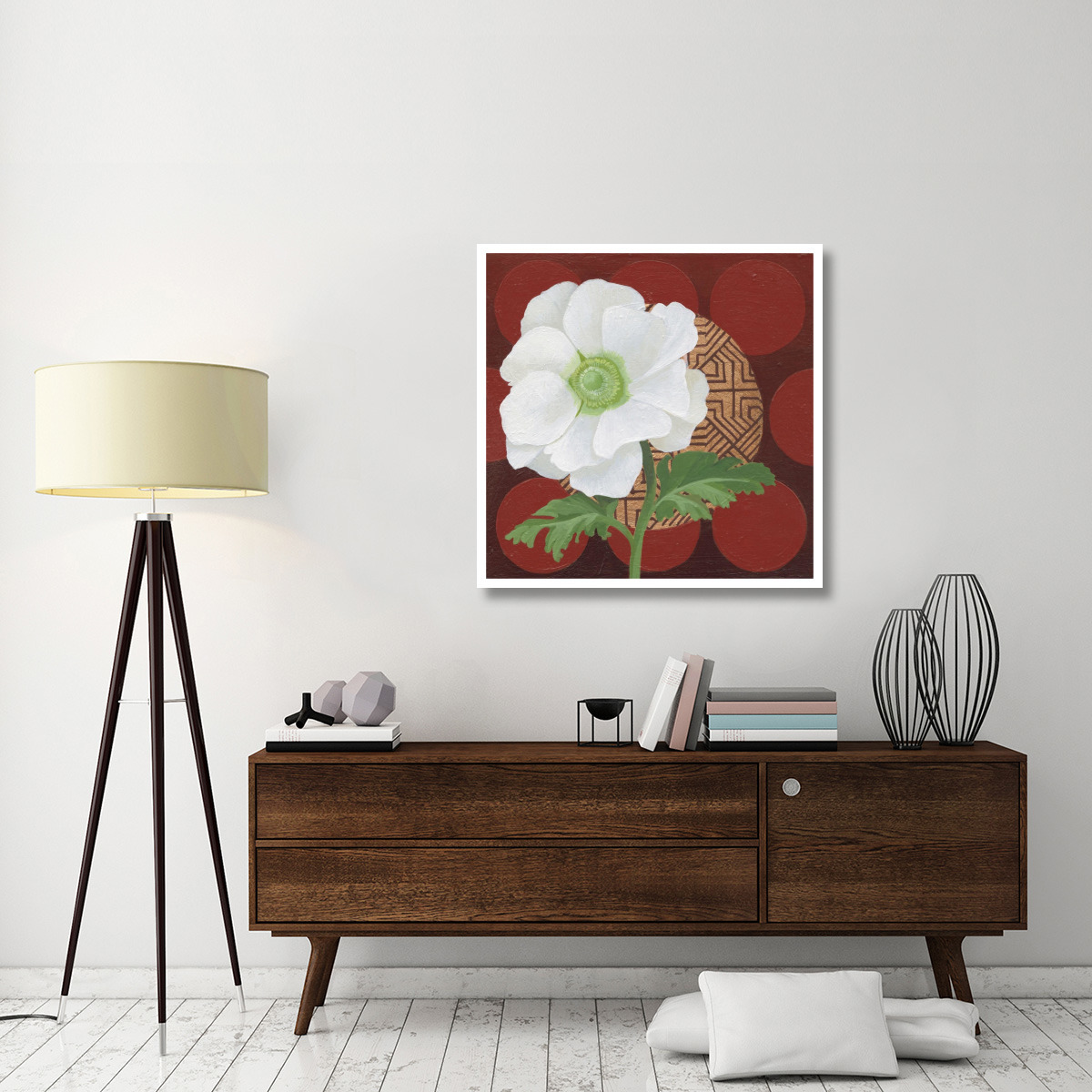 Morning Anemone -Paper Art-38&quotx38"