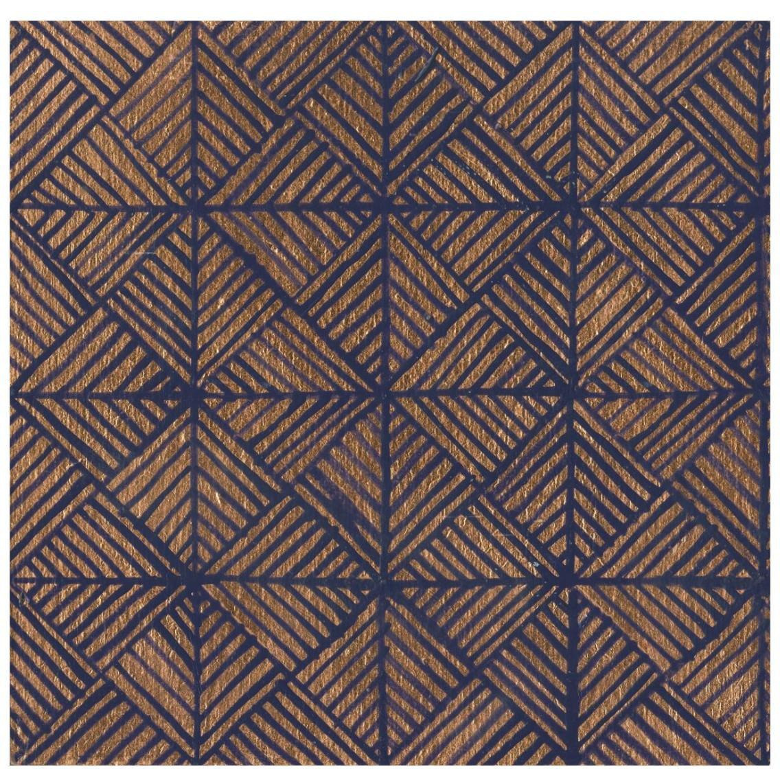 Copper Pattern II -Paper Art-26&quotx26"