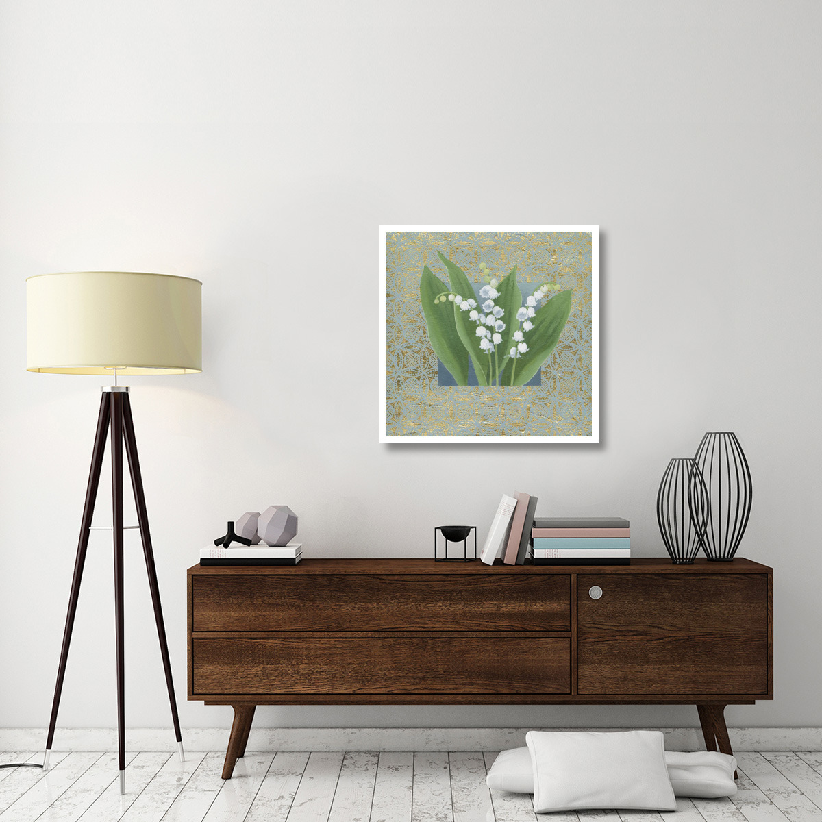 Lilies of the Valley III -Paper Art-32&quotx32"