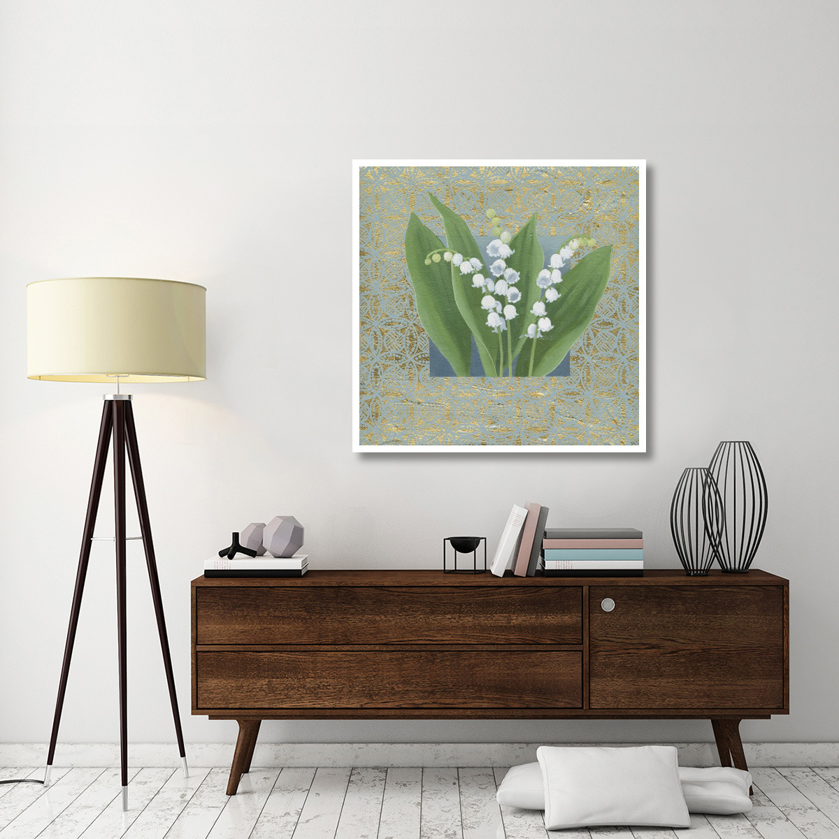 Lilies of the Valley III -Paper Art-42&quotx42"