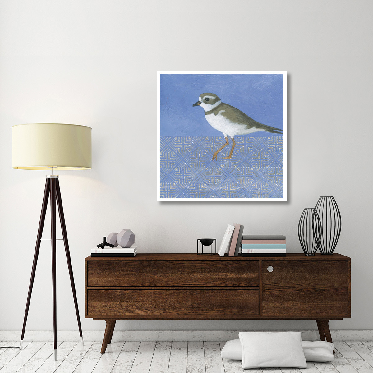 Plover -Paper Art-42&quotx42"