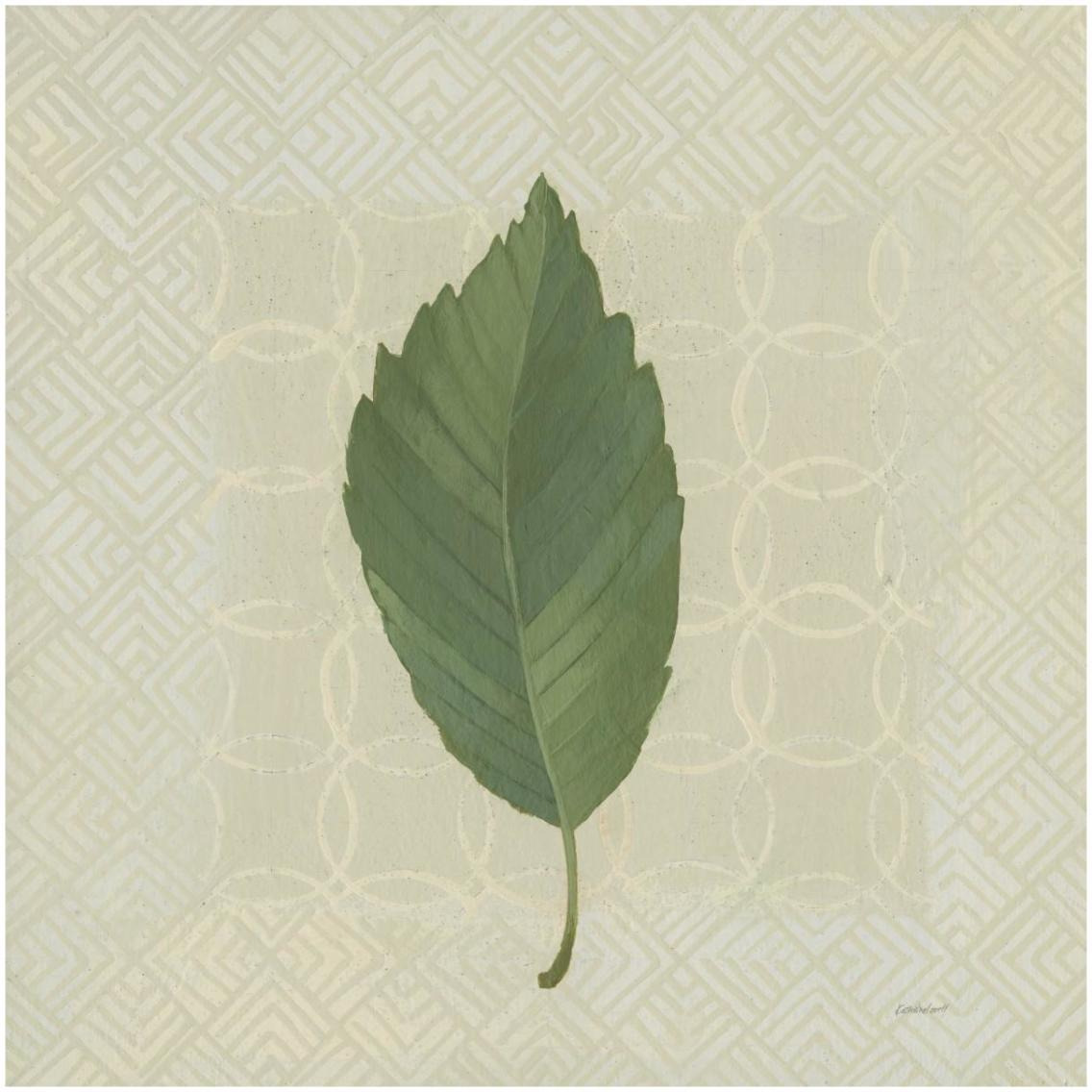 Forest Leaves III no Lines -Paper Art-32&quotx32"