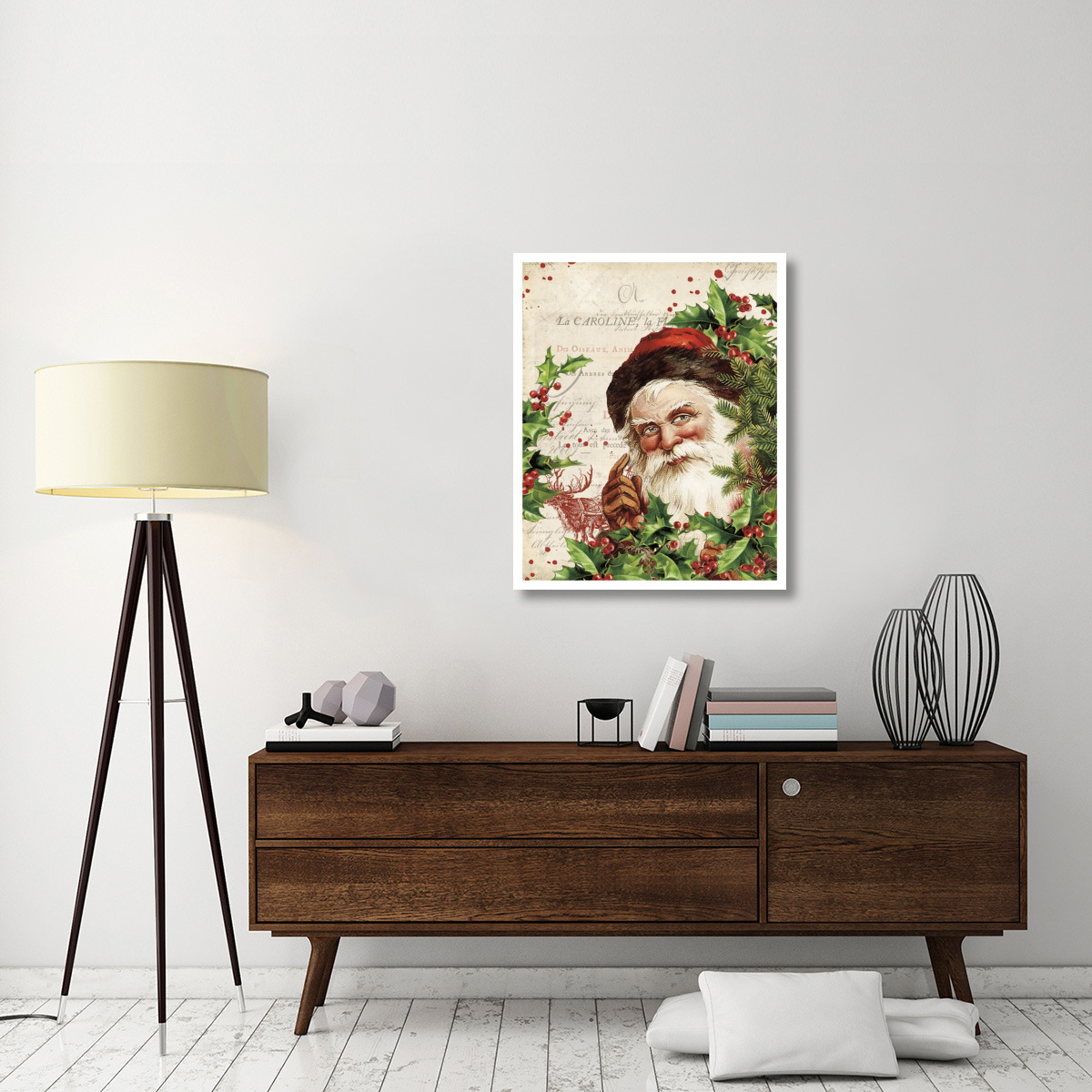 Vintage Holiday IV -Paper Art-30&quotx37"