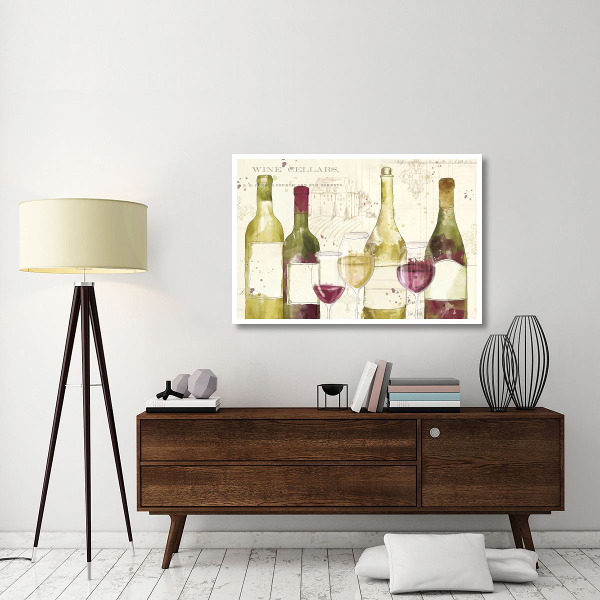 Chateau Winery I -Paper Art-50&quotx34"