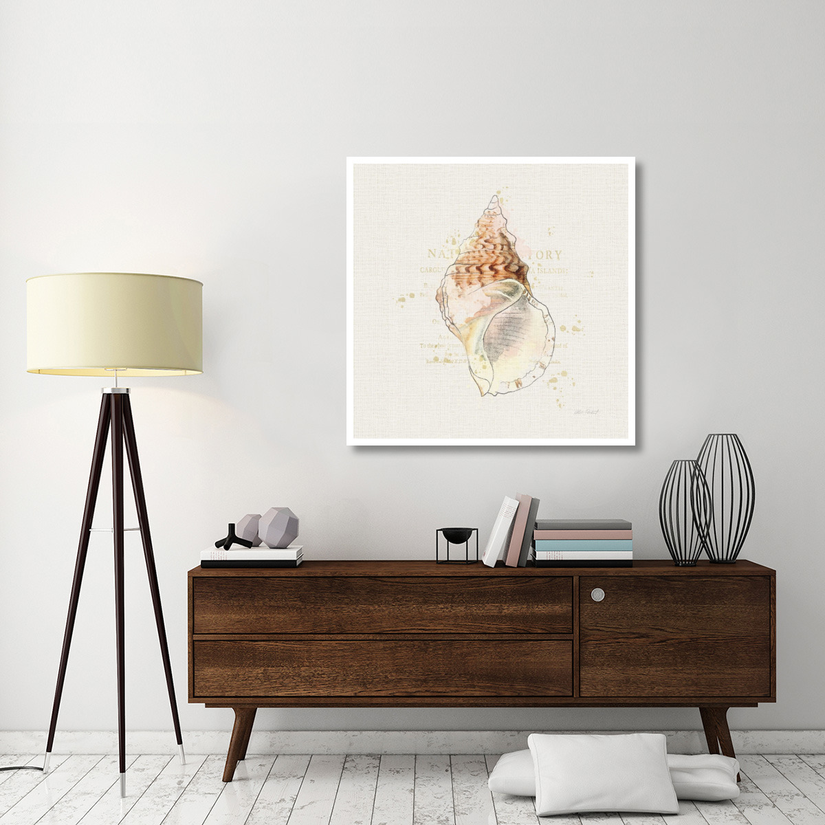 Shell Collector III -Paper Art-42&quotx42"