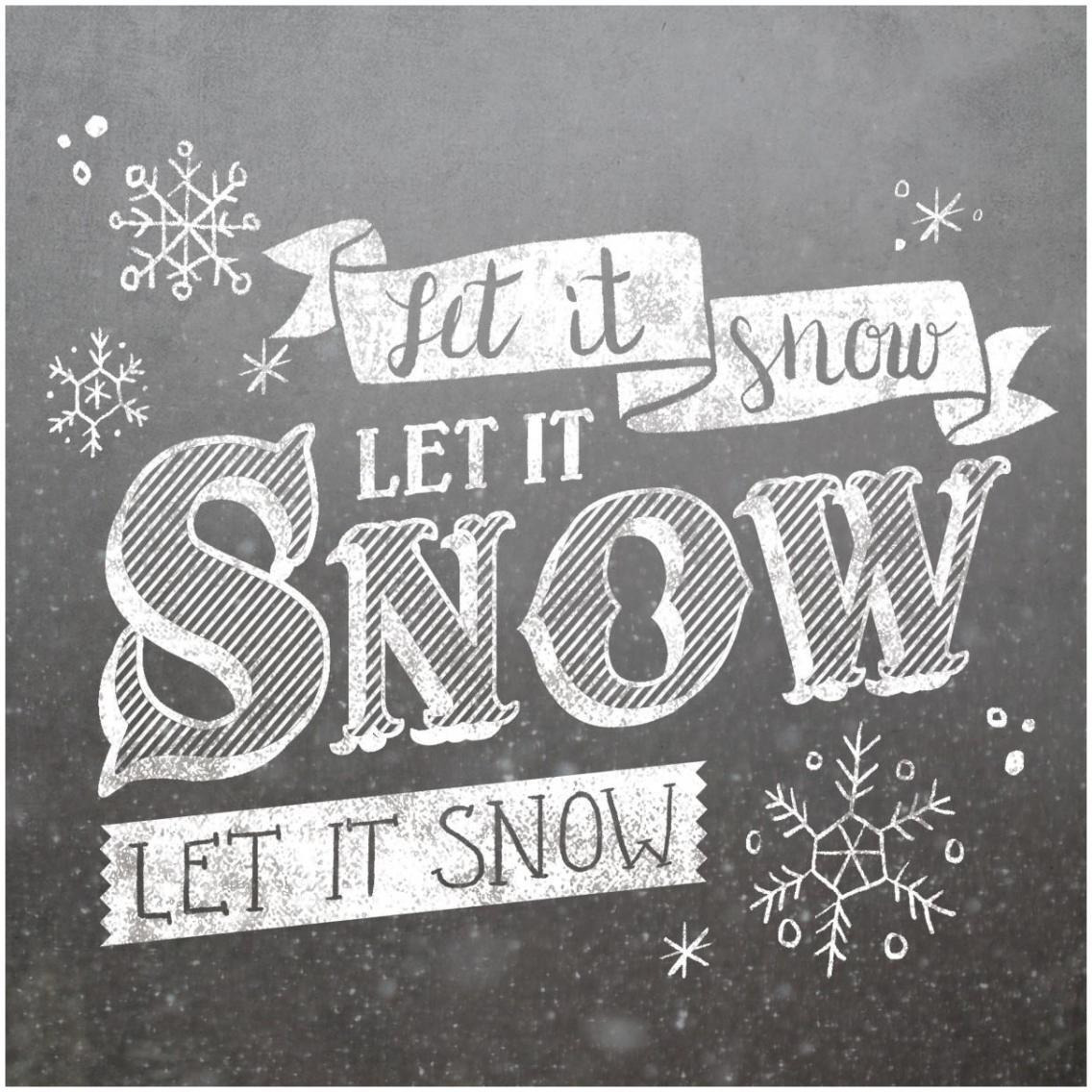 Let it Snow -Paper Art-32&quotx32"