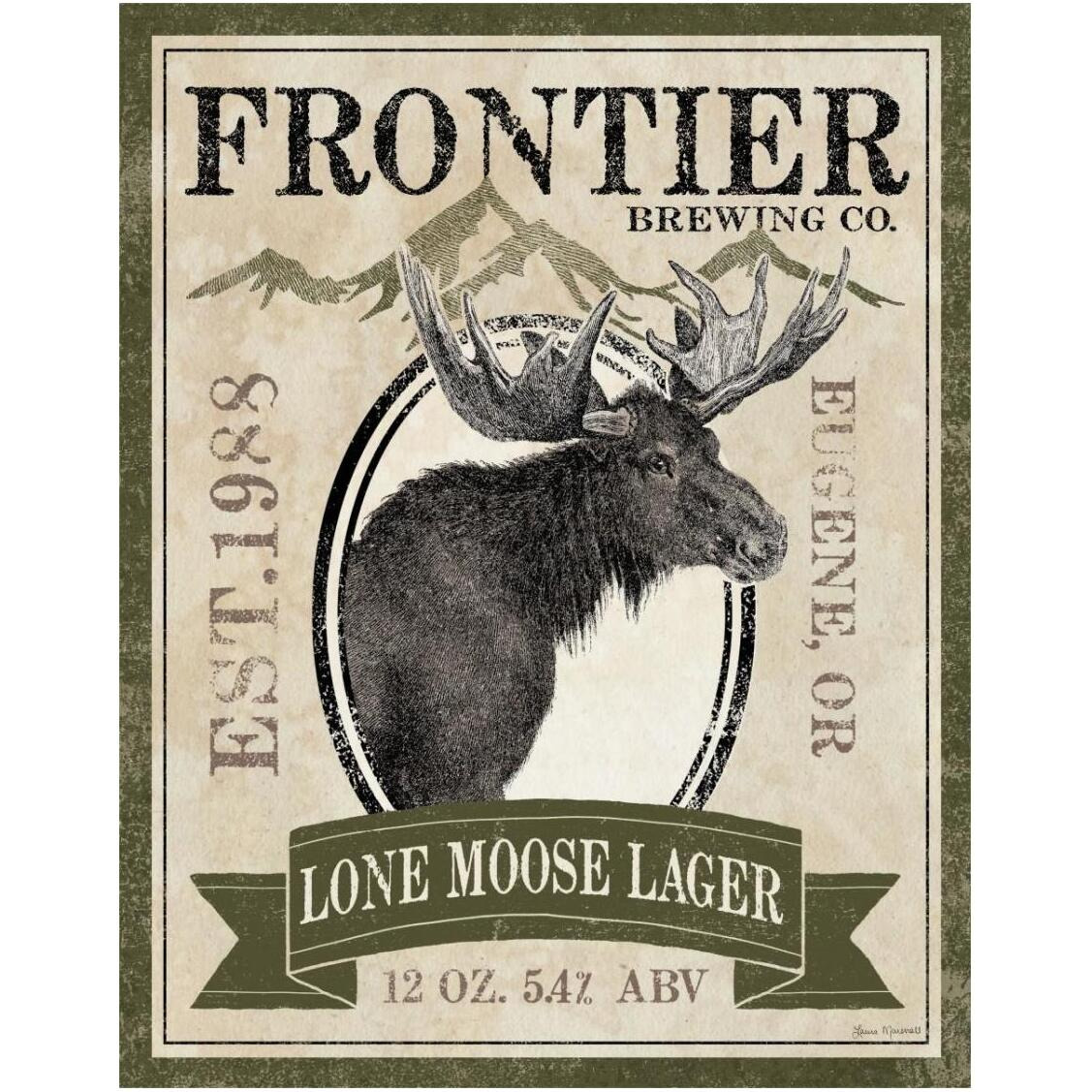 Frontier Brewing II -Paper Art-24&quotx30"