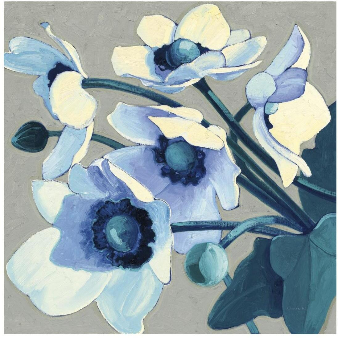 Anemones Japonaises III -Paper Art-20&quotx20"