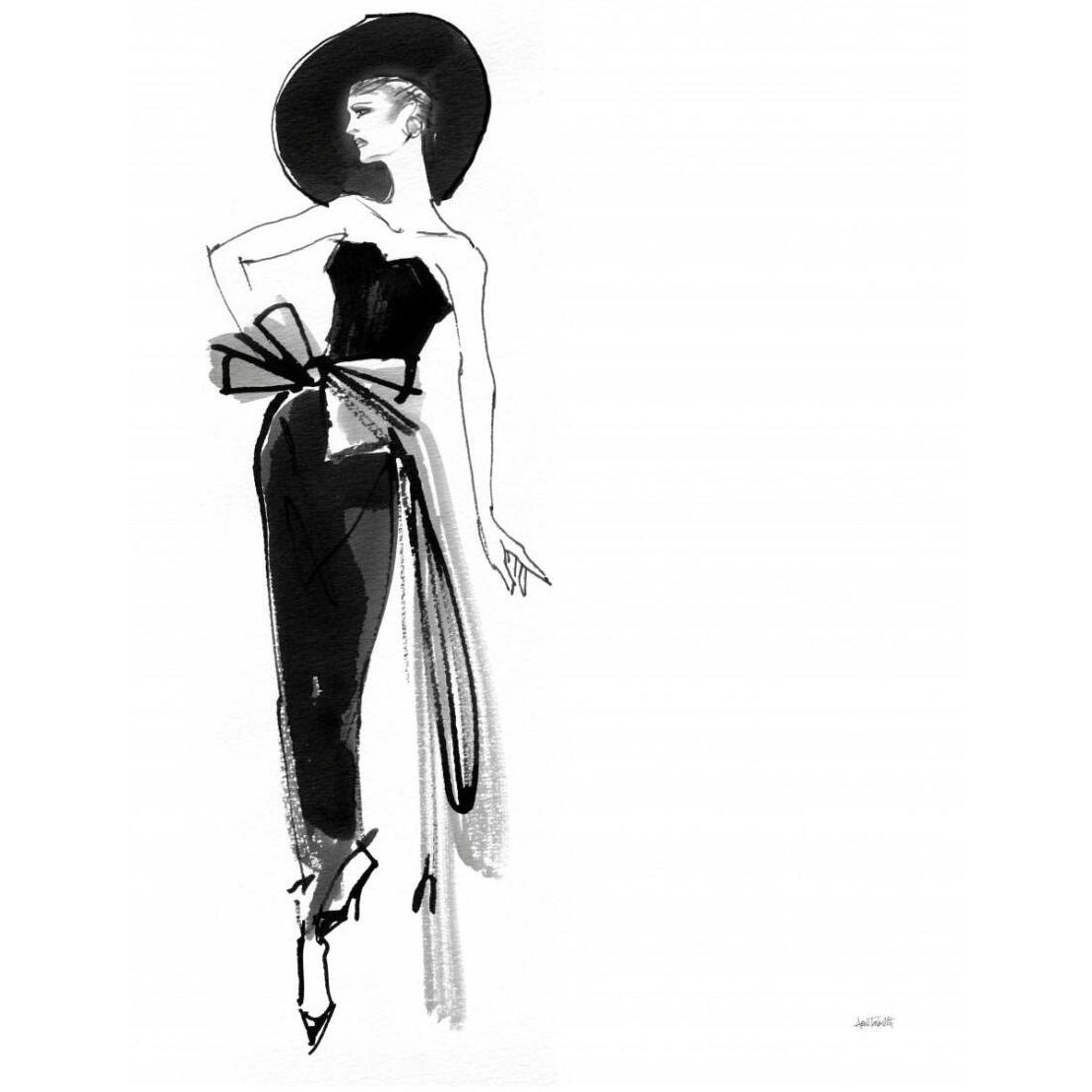 Fifties Fashion IV -Paper Art-22&quotx26"