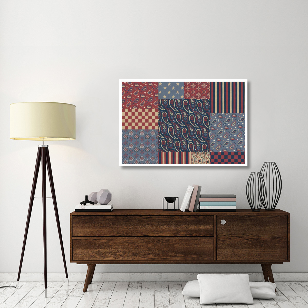 American Country VI -Paper Art-50&quotx34"