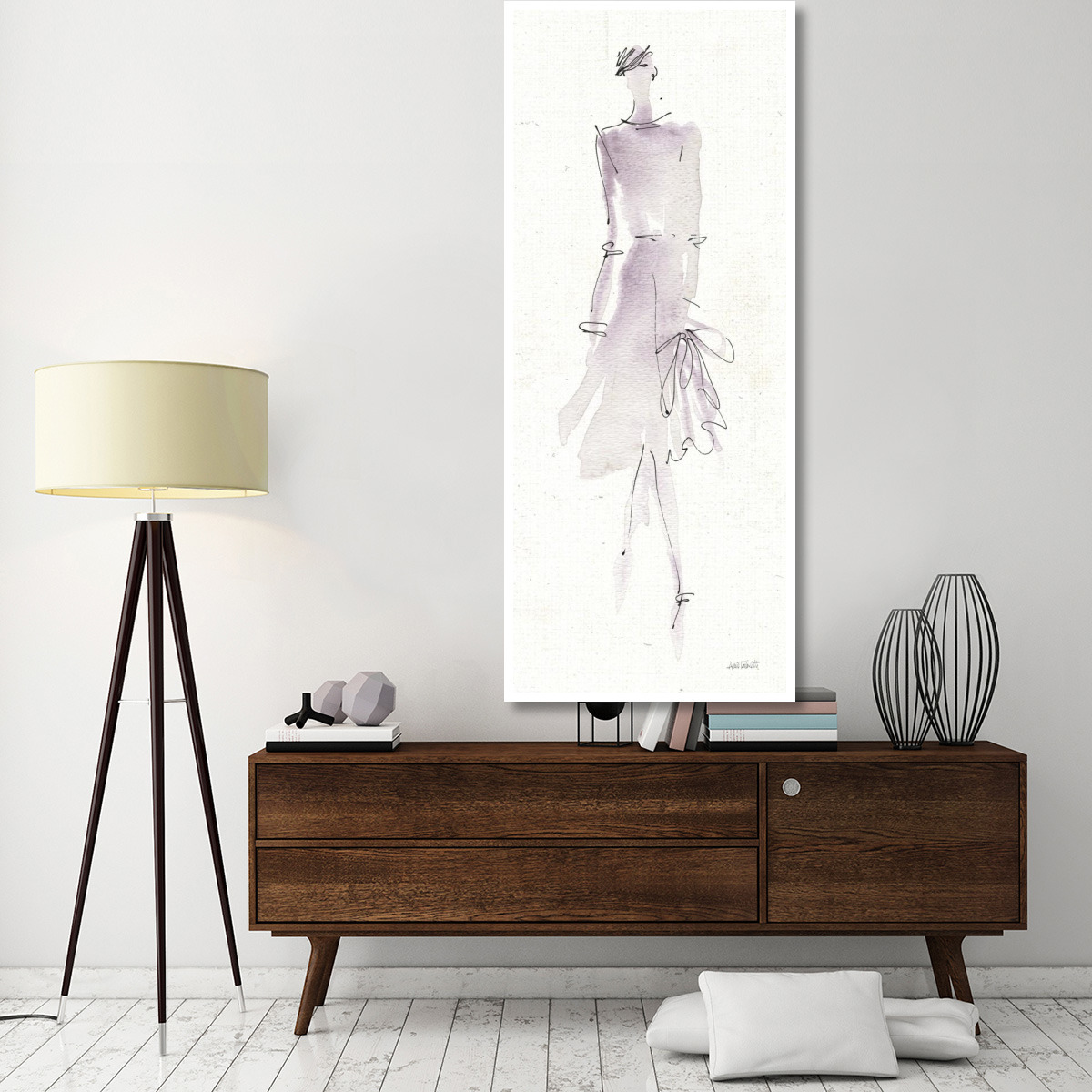 La Fashion I -Paper Art-32&quotx77"