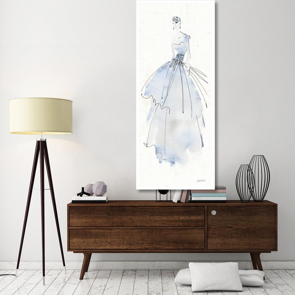 La Fashion II -Paper Art-32&quotx77"