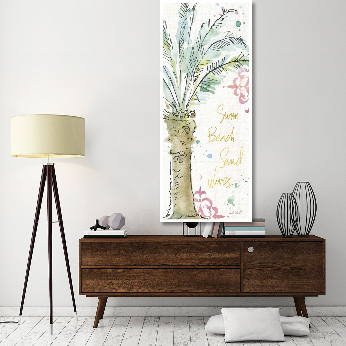 Palm Passion VI -Paper Art-32&quotx77"