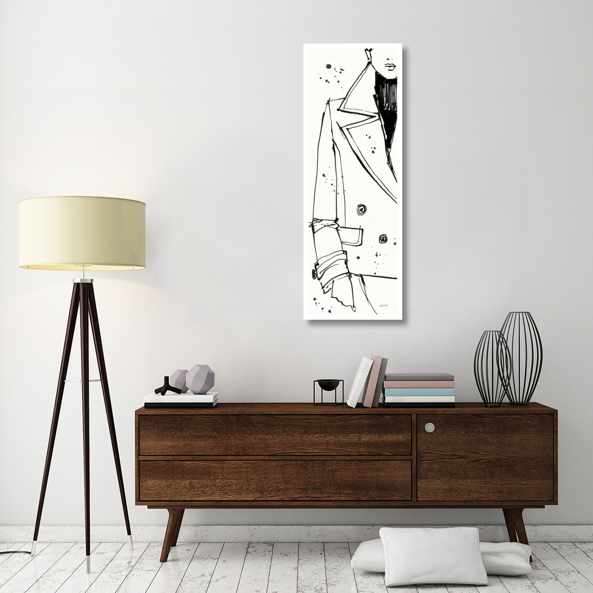 Fashion Strokes V -Paper Art-20&quotx56"