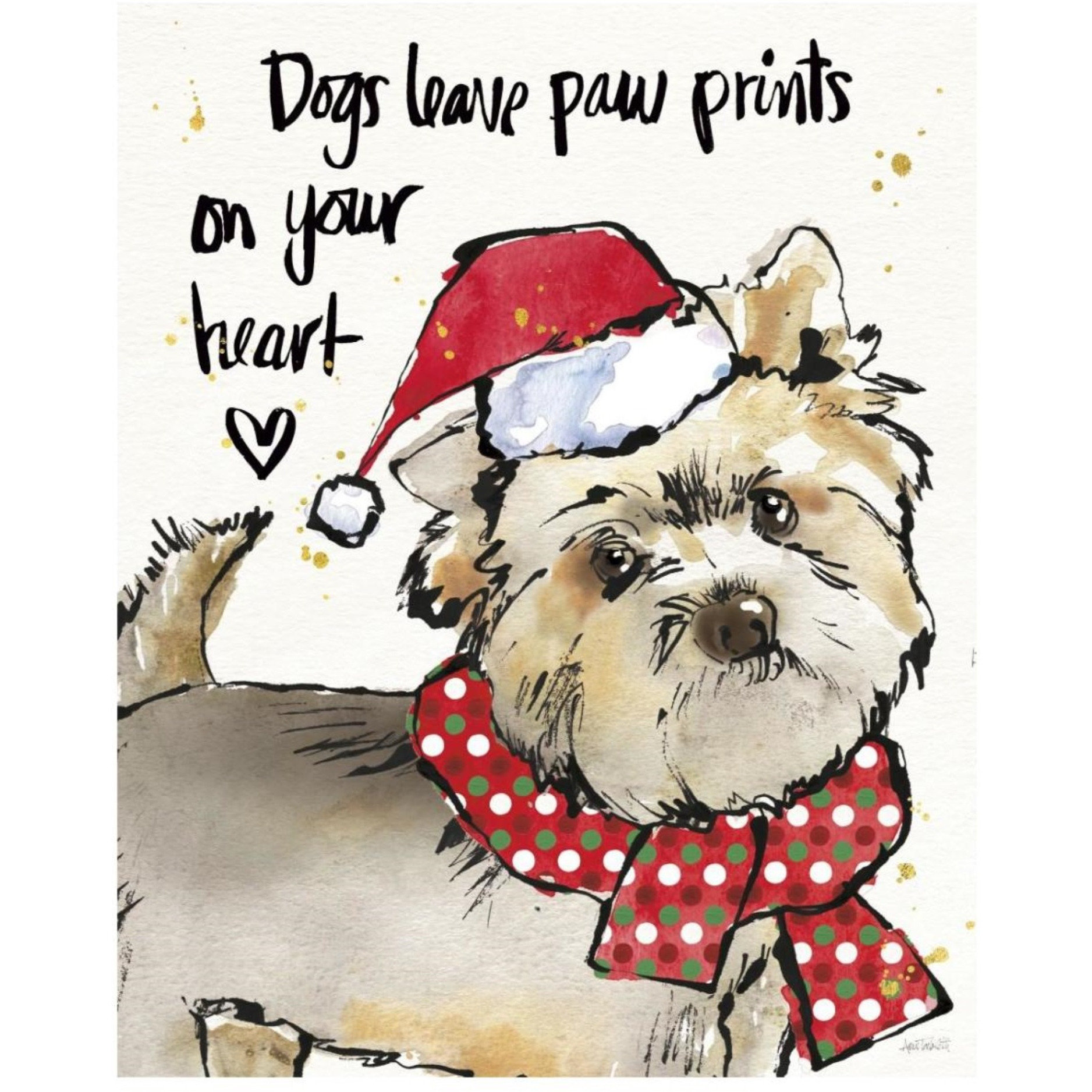 Strike a Paws VII Christmas -Paper Art-22&quotx26"