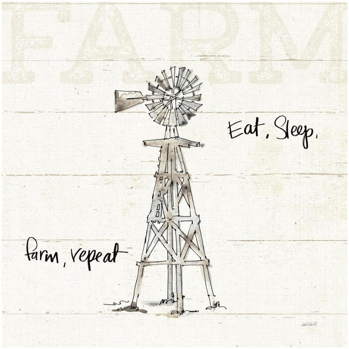 Farm Memories VI -Paper Art-32&quotx32"