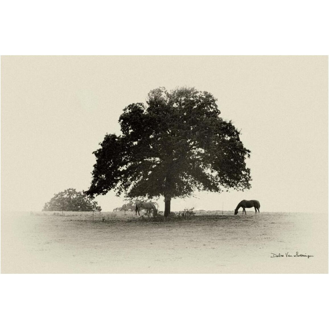 Horses and Trees I -Paper Art-50&quotx34"