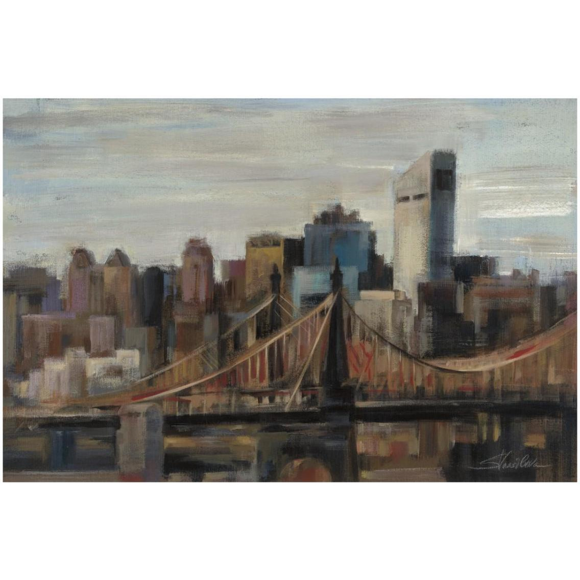 Queensboro Bridge -Paper Art-32&quotx22"