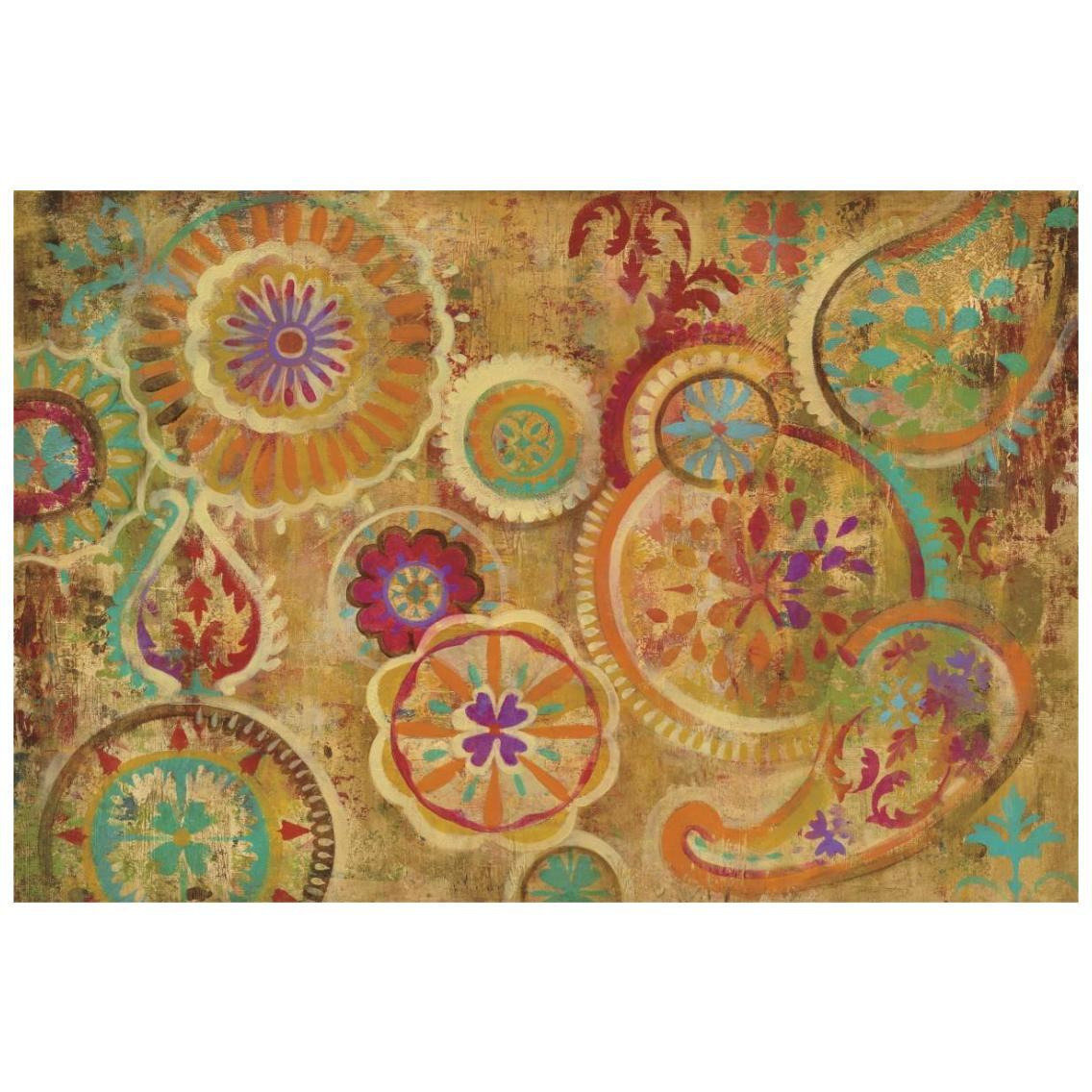 Contemporary Paisley -Paper Art-26&quotx18"